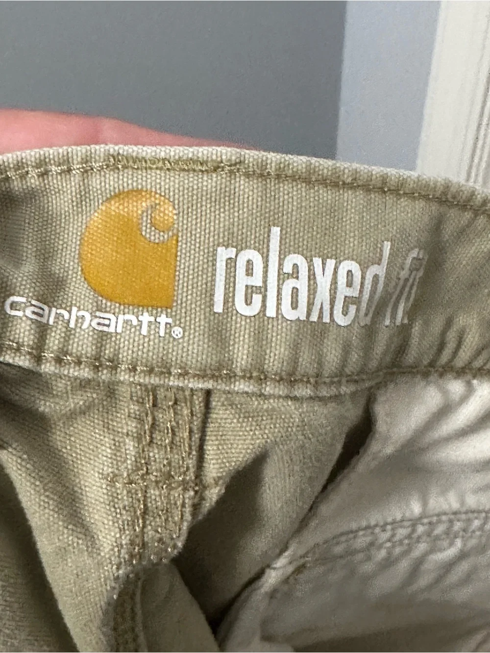 Carhartt Men's Cargo Work Shorts Original Fit Tan Size 40 (Fit like a 38) VGUC
